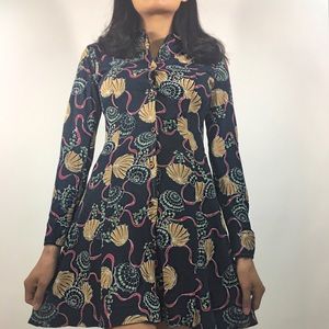 Late 60s/Early 70s Vintage Umbrella Dress